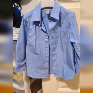 Nordstrom Button down blue shirt size 3T